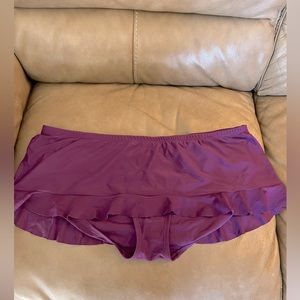 Purple Ruffle Swim Bottom